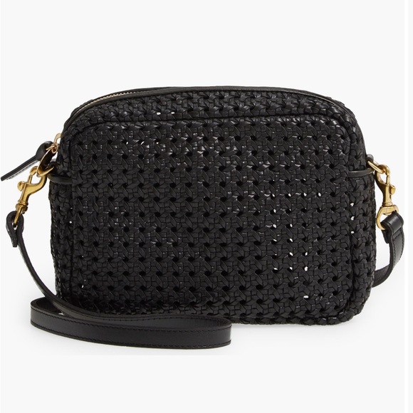 NWT Clare V Black Rattan Midi Sac - Picture 4 of 6